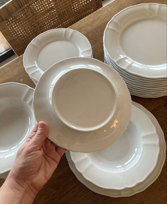 Serviço de Jantar completo porcelana branco / complete dinner service