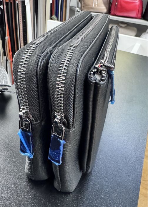 Чоловічий клатч барсетка шкіряна Мужской клатч кожаный HT leather Мужская барсетка Чоловічий клатч