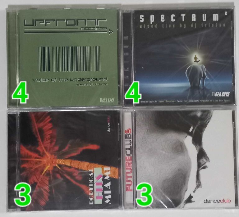 Vários CD's de música