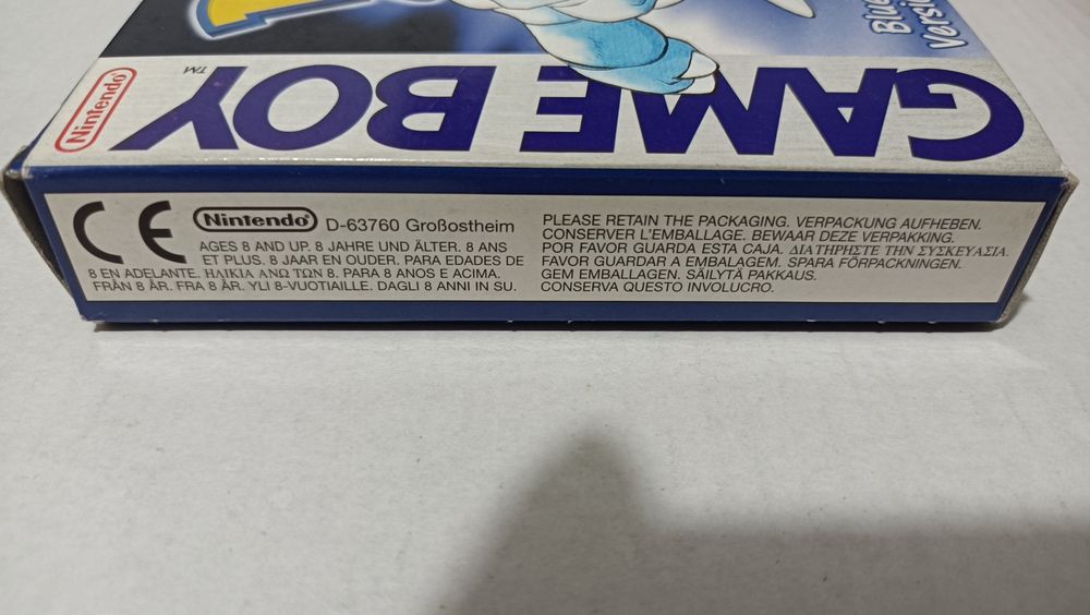 Pokémon azul em caixa Original