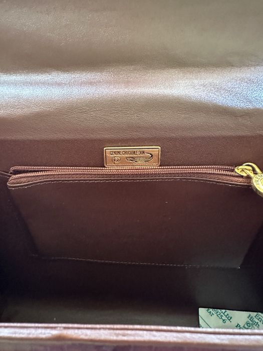 Сумка з шкіри крокодила