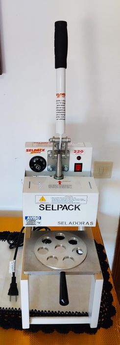 Máquina seladora termo aquecimento