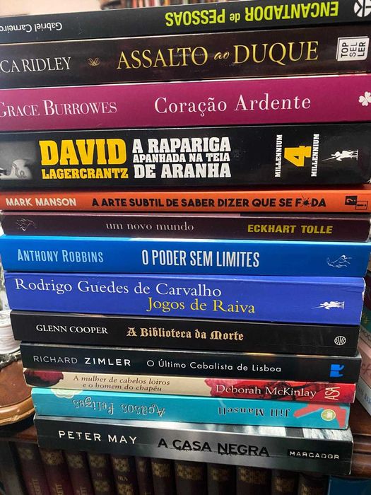 Livros variados - Romances atuais
