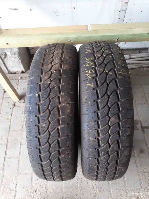 2x używane opony zimowe 215/75 R16C Tigar Wzmacniane 2021r GWARANCJA