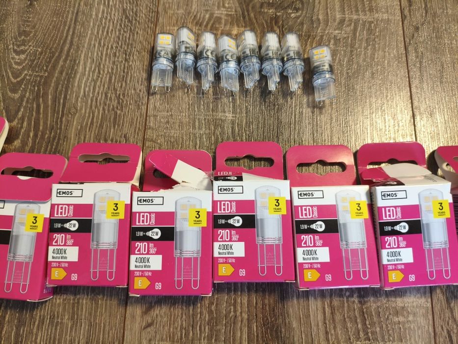 9x żarówka LED 4000k 210lm neutral white