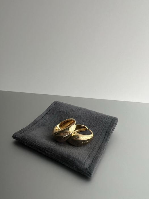 Стильні сережки кільця