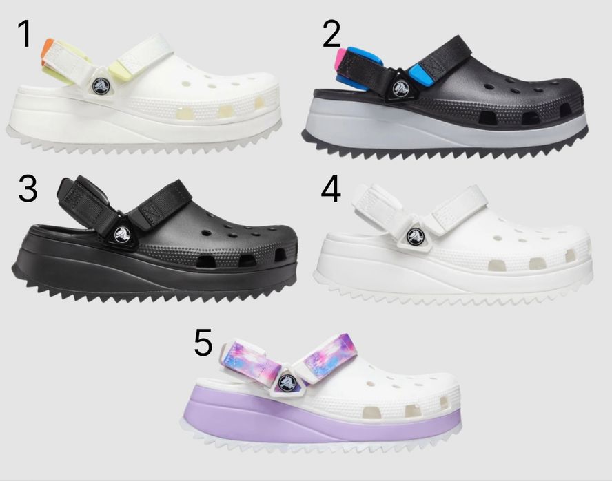 Сабо Classic Hiker Black Black унісекс крокс