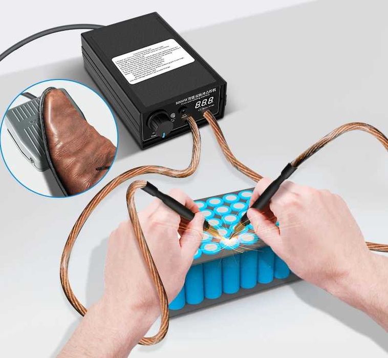 Акція! 8000W Акумуляторна / Docreate DO-02 Іоністорна Точкова Зварка