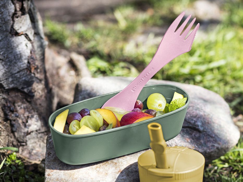 Niezbędnik Light My Fire Spork O Bio zielono-róż