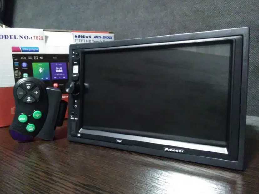 Новенькая магнитола 2 дин автомагнитола большая