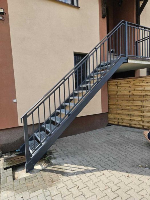 Schody metalowe, płoty metalowe, konstrukcje stalowe
