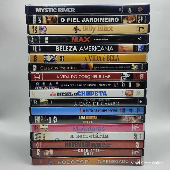 DVD 11/4 - Lote de 18 DVD's Diversos