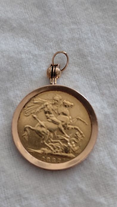 Libra Ouro com Aro 1887