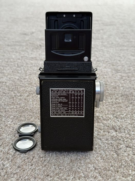 Rolleicord ІV Xenar 75mm f3.5 1953 року, середній формат