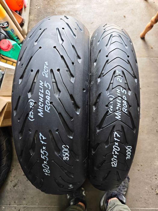 Мотошини комплект 120/70 + 180/ 55 R17