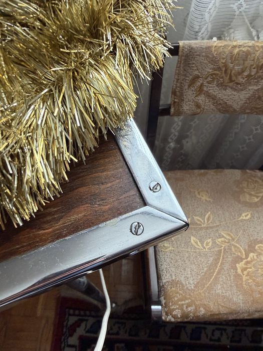 Stolik RTV chromowany Vintage