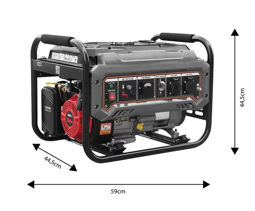 Gerador novo a gasolina 2000W - 2200W