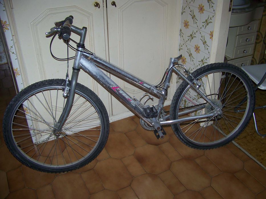 bicicleta esmaltina quadro alumínio roda 26