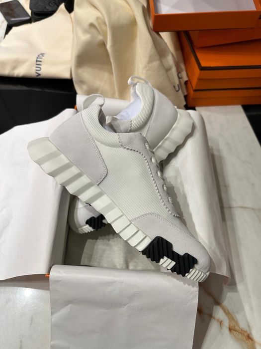 Sneakersy hermes bouncing white
