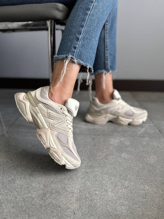 Кросівки Кроссовки New Balance 9060 Light Beige Бежевый Бежевий Кросовки повсякденні