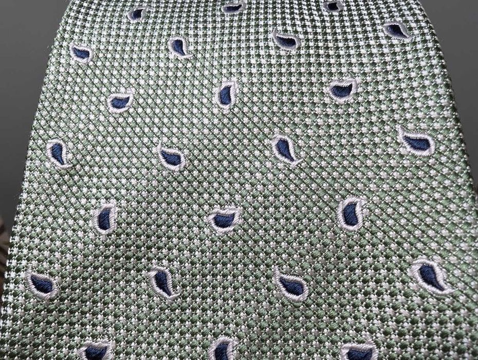 Галстук краватка Ermenegildo Zegna 100% silk Made in Italy