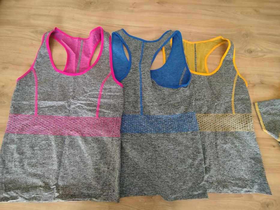 Dwuczęściowy damski komplet sportowy bezszwowy S/M 3638