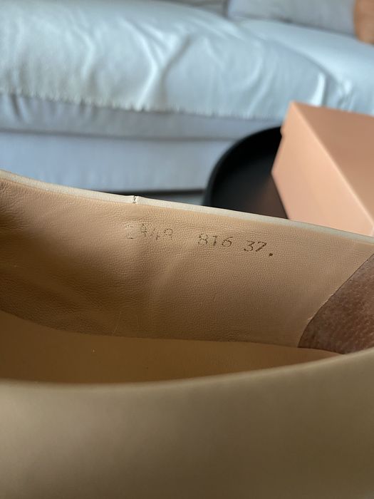 Buty baleriny Anis Mari 37 beżowe cielisty róż