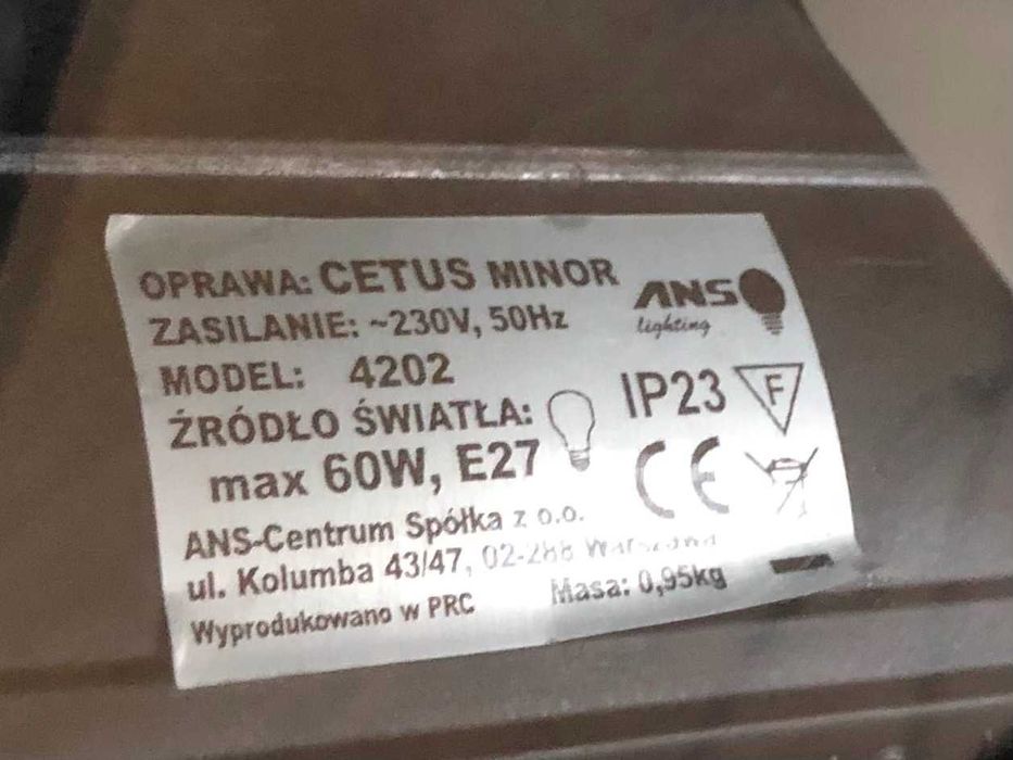 Lampa ogrodowa/domowa