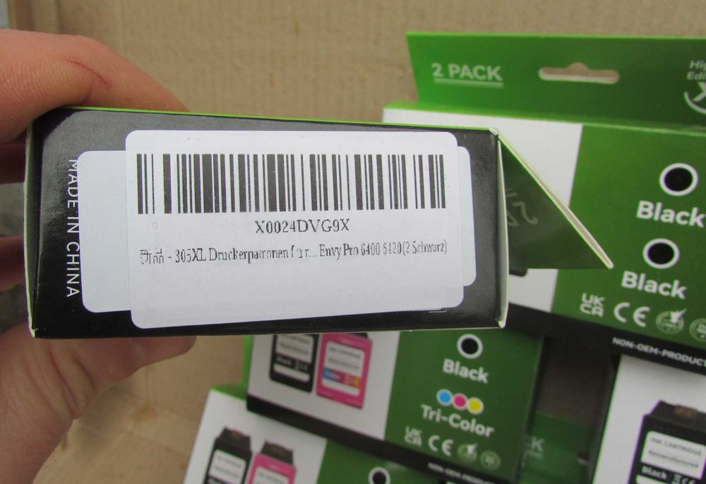 Картридж 305 XL чорний, кольоровий, 2 штуки - комплект для HP 305XL