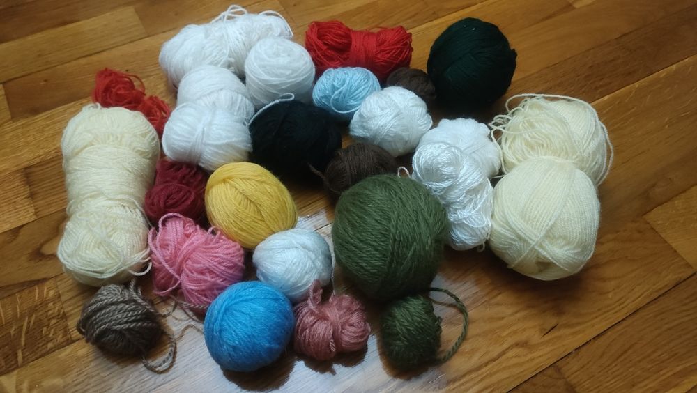 Agulhas crochê linhas malhas