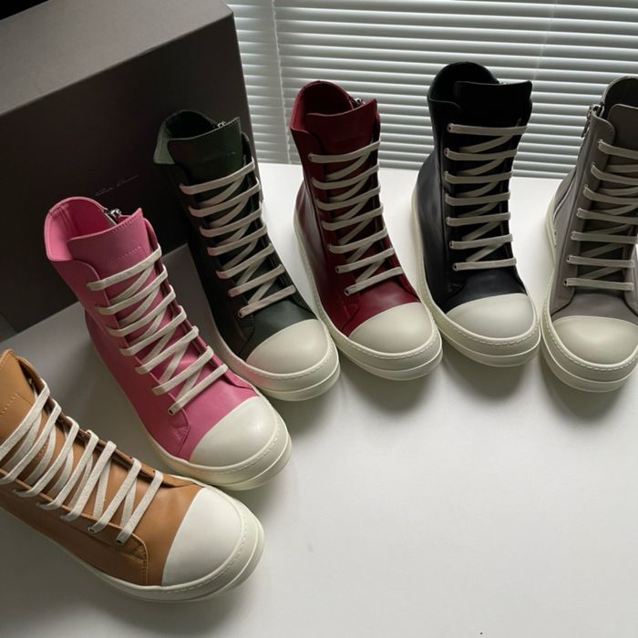 Нові Кеди Rick Owens Ramones High-Top Leather/39-44/Преміум якість!