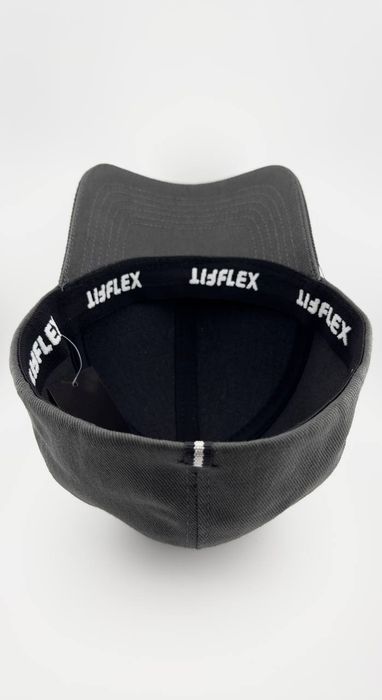 Бейсболка фулка STRETCH KATON (закрита модель) сзаду на резинці сіра