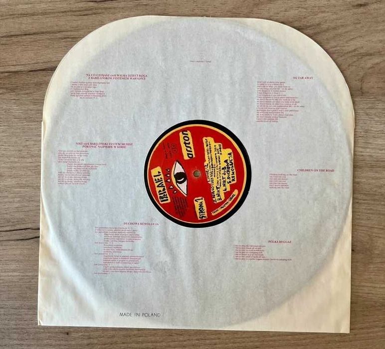 Izrael – Duchowa Rewolucja Część I LP 1987 Arston ALP-022 reggae