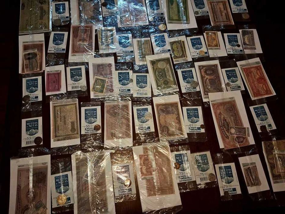 Grande Coleção Moedas e Notas JN