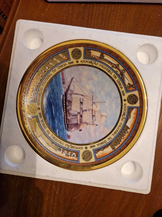 Prato Comemorativo Exposição Mundial Lisboa 1998