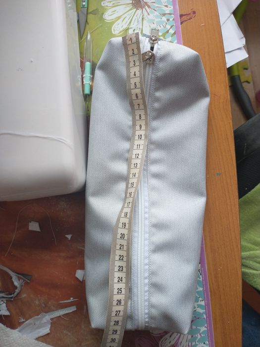 Kosmetyczka duża. Handmade. Na prezent. Materiał wodoodporny.