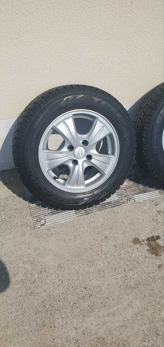 Диски с зимней резиной R14*185*65  4*100