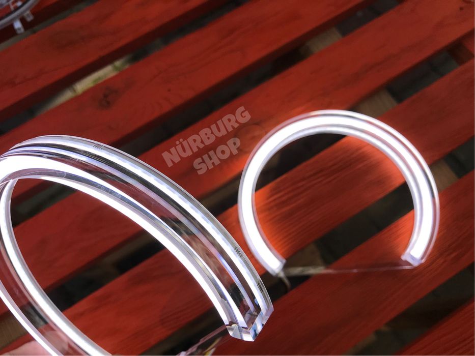 Хрустальные LED ангельские глазки белые оранжевые BMW E46 E36 E38 E39