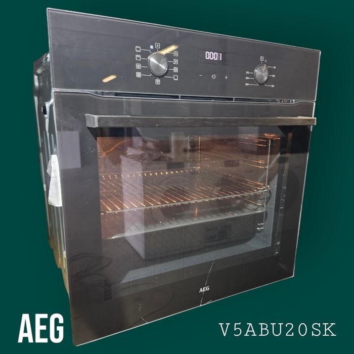 AEG V5ABU20SK – piekarnik do zabudowy 60 cm; SurroundCook; Pizza; AquaClean