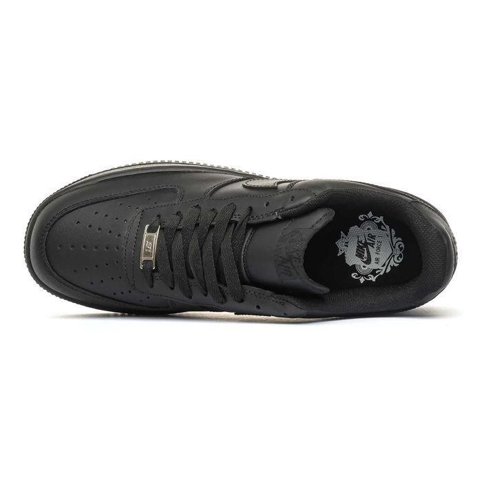 Мужские кроссовки Nike Air Force 1 Black Premium. Размеры 41-45