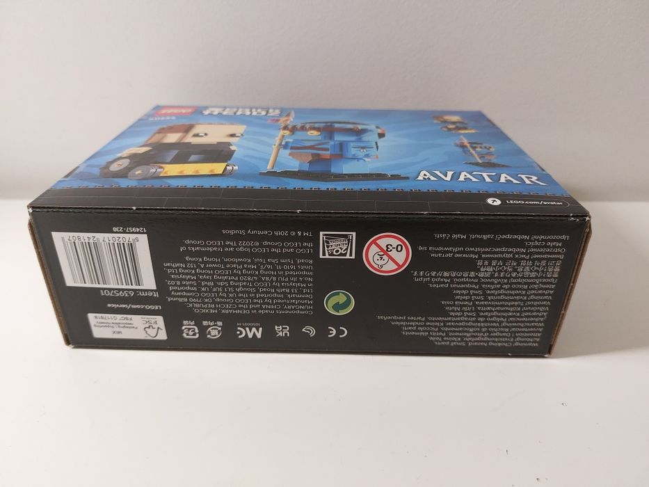 ENVIO GRATIS-LEGO 40554 Jake Sully & his Avatar (Brickheadz)