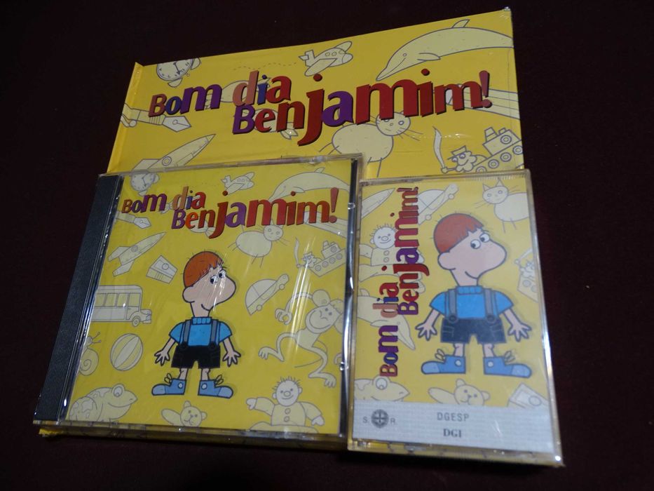 Livro/CD e K7-Bom dia Benjamim-Selado