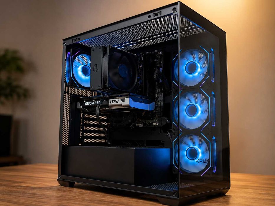 Komputer Gamingowy RTX 5060 Ti 8GB | Ryzen 5 7500F | 16GB DDR5 | 1TB SSD | FV 23% | Gwarancja 24M