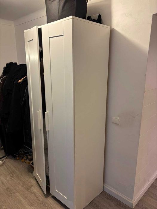 Roupeiro IKEA branco de 2 portas – Compacto