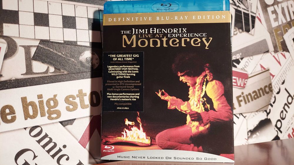 The Jimi Hendrix Experience - Live At Monterey Koncert na Blu-ray