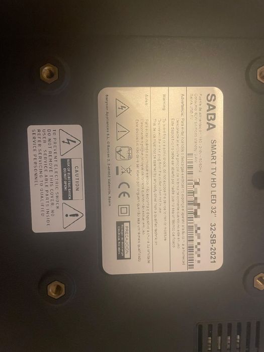 Smart TV SABA Android (A funcionar - ler descrição) — 50€