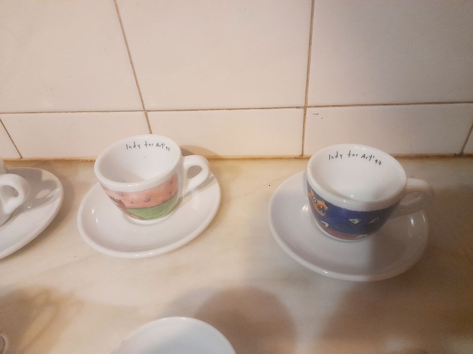 Conjunto de  Chávenas de Café IPA Indy for Art'97/Outras