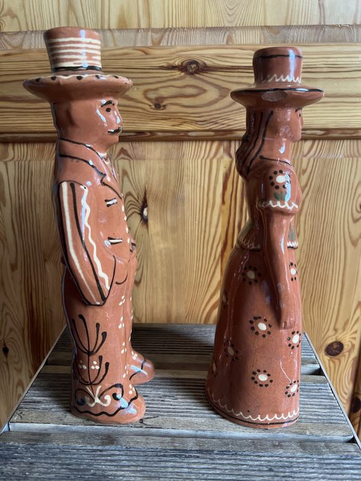 Sprzedam kultowe świeczniki ceramiczne Kamionka Łysa Góra