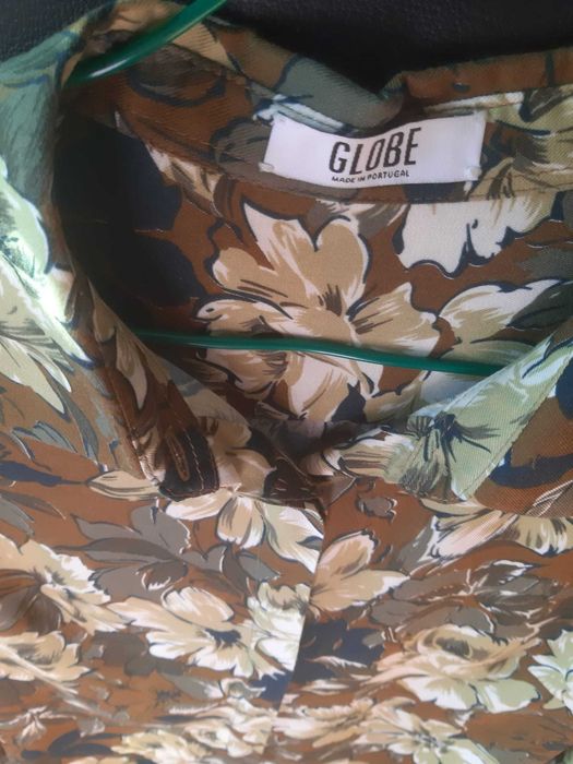 Camisa de senhora da maca Globe