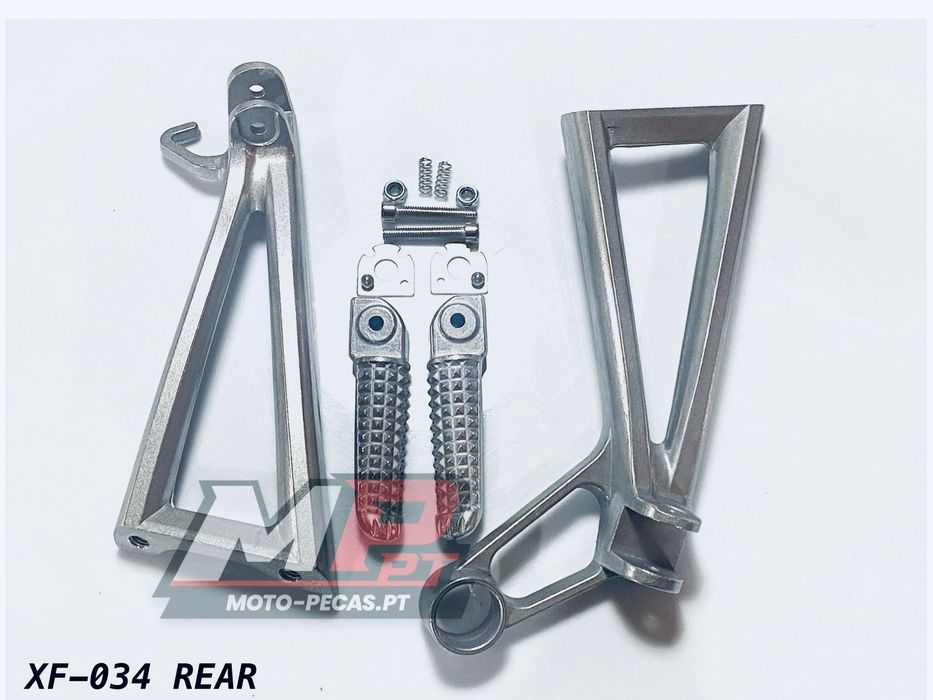 pousa pes completos traseiros yamaha yzf r6 2003 - 2005